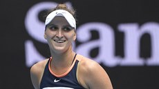 Markéta Vondrouová se me radovat z premiérového postupu do osmifinále...