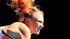 Kate�ina Siniaková na Australian Open ve finále �ty�hry.