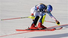 Americká lyaka Mikaela Shiffrinová si v kombinaci na MS v Cortin d'Ampezzo...