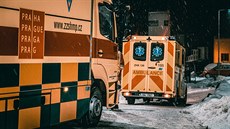 Převoz patnácti pacientů s covidem-19 z Náchoda do jihomoravských nemocnic (9....