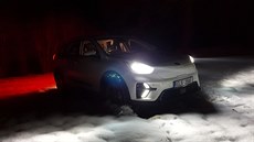 e-Niro ve sněhu