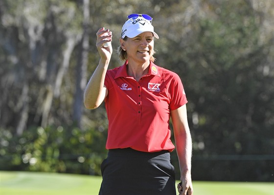 védská golfistka Annika Sörenstamová na turnaji v Orlandu