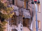 Nsledky exploze v jednom z byt v Provaznick ulici v Ostrav-Hrabvce. (24....