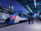 Vizualizace nových vlak eských drah od polského výrobce PESA Bydgoszcz SA....