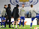 Fotbalisté Leicesteru ped odvetou úvodního kola vyazovací fáze Evropské ligy...