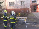 V Ostrav�-Hrab�vce nad r�nem explodoval byt v prvn�m pat�e bytov�ho domu. ...