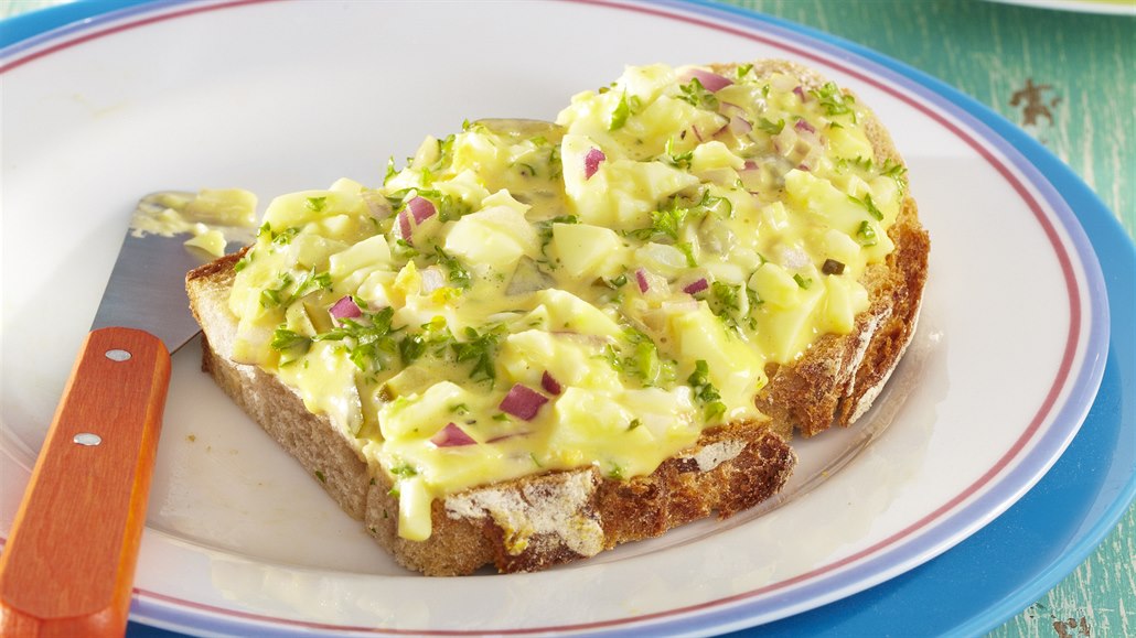 Vajíková pomazánka s tvarohem