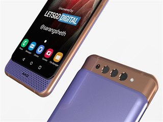 Smartphone od Samsungu s oboustranně vysouvacím mechanismem