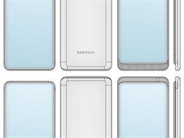 Patent Samsungu na smartphone s oboustranně vysouvacím mechanismem