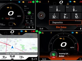 Harley-Davidson Pan America  TFT displej