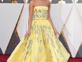 Alicia Vikanderová si své šaty na Oscary 2016 vybrala u francouzské značky...