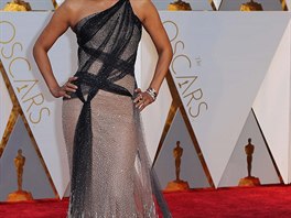 Halle Berry zvolila v roce 2017 aty Versace a rozpustilé afro.