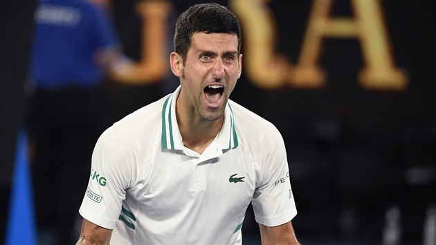 Srb Novak Djokovi slav vtzstv ve finle Australian Open.