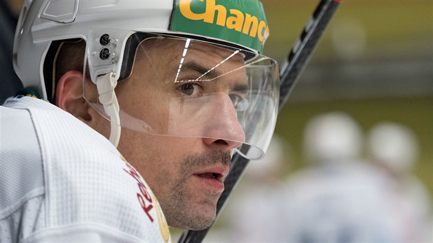 Kladensk Tom Plekanec bhem zpasu proti Kadani