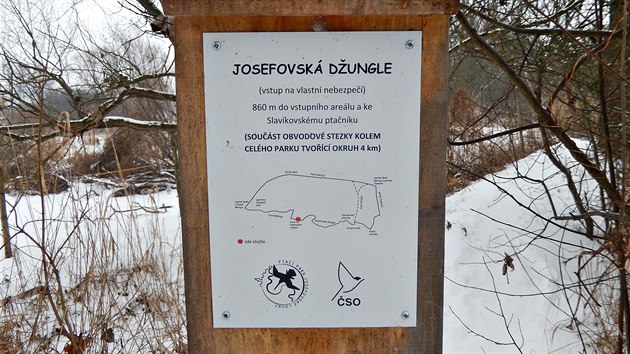 Josefovská džungle je kilometrová trasa táhnoucí se kolem celého parku až k soutoku Staré a Nové Metuje.