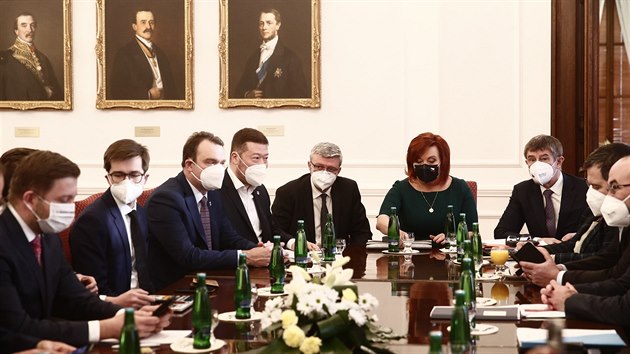 Aktuální jednání probíhají. Praha Poslanecká sněmovna (26.únor 2021)