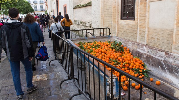 Spadané ovoce je pro sevillské noční můra.
