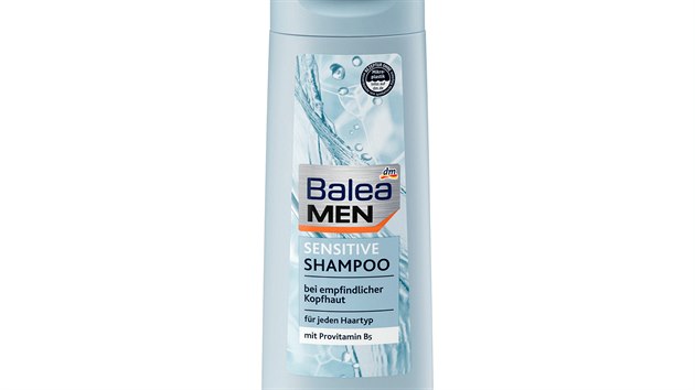 Šampon s pečetí, která značí, že výrobek neobsahuje mikroplasty.