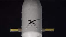 Použitý aerodynamický kryt před startem mise Starlink v1-1