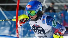 Mikaela Shiffrinová ve slalomu na MS v Cortin d'Ampezzo.