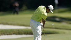 Tony Finau na turnaji v Pacific Palisades.