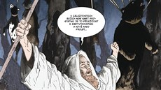 Ukázka z českého vydání třetí knihy komiksu Američtí bohové