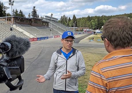 Generální sekretá organizaního výboru SP v Novém Mst Jan Skika.