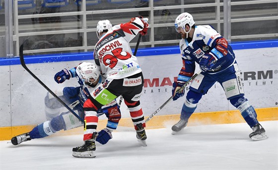 Momentka z extraligového utkání Kometa Brno - Pardubice