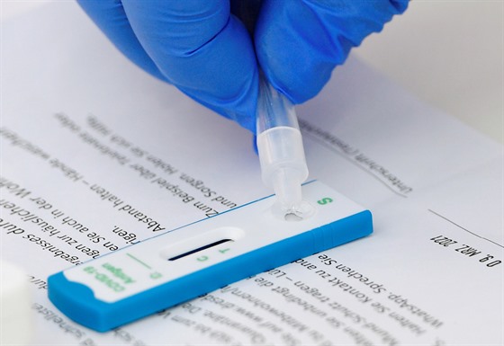 Kontrola rychlého antigenního testu na covid