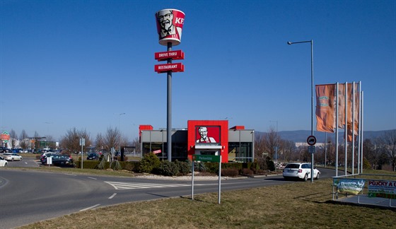 KFC má v Liberci u tyi poboky (na snímku u Globusu v Liberci).