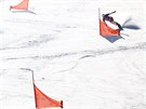 Paralelní obí slalom na mistrovství svta ve slovinské Rogle. Na trati Selina...