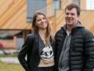 Gabriela Blahov� a Jakub Zavia�i� s� na Hodon�nsku postavili domov sn� ze �ty�...