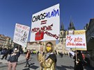 Na Staromstském námstí v Praze se uskutenila demonstrace za ochranu Ústavy...