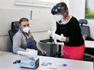Ve firm� Likos-S za�alo plo�n� antigenn� testov�n� zam�stnanc�. (2. b�ezna 2021)