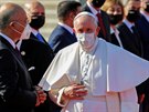 Pape Frantiek pistál v Iráku. (5. bezna 2021)