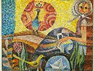 Hodnotn olomouck mozaika pojmenovan Studnka mld vznikla v letech 1976 a...