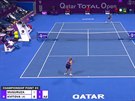 Kvitová ve finále v Dauhá smetla Muguruzaovou