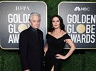 Michael Douglas a Catherine Zeta-Jonesová na Zlatých glóbech (New York, 28....