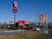 KFC v Liberci u místního Globusu