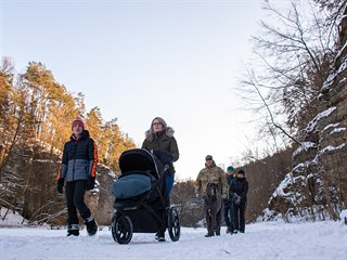 Údolí Plakánek v Českém ráji je v obležení turistů dokonce i v zimě. Snímek je...