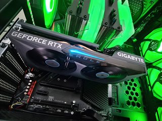 Grafická karta Gigabyte RTX3060 Eagle OC 12G v počítači HAL3000 Alfa Gamer Elite