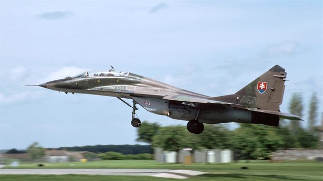 MiG-29 ve dvoumstn cvin verzi slovenskho letectva, rok 1994