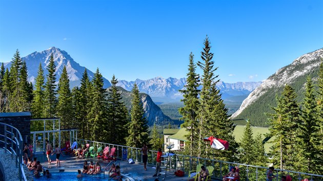 Vhled z Banff Upper Hot Springs