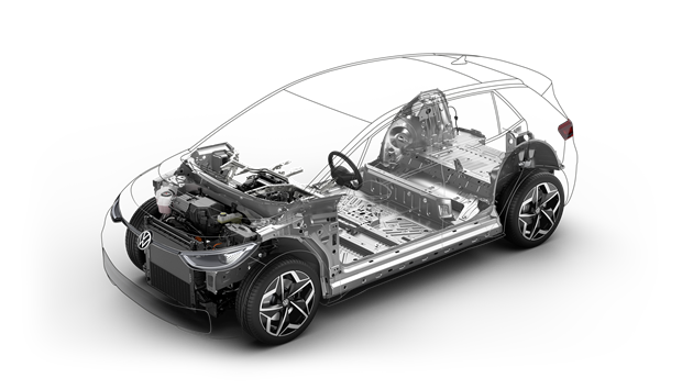 Modulrn platformu Volkswagenu MEB pro elektromobily budou vyuvat i ve Fordu.