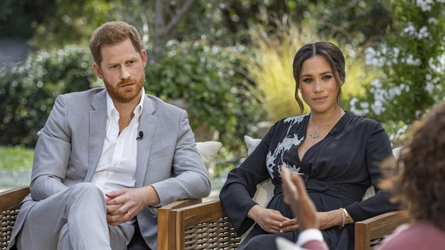 Princ Harry a vvodkyn Meghan u Oprah Winfreyov (2021)