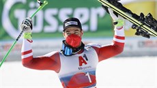 Vincent Kriechmayr, vít�z sjezdu v Saalbachu