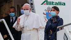 Papež František odlétá na návštěvu Iráku. (5. března 2021)