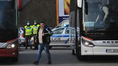 Na nedlní demonstraci proti vládním opatením svolané do Prahy na Václavské...