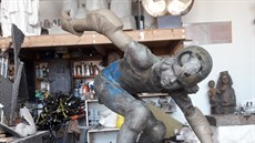 Opravená socha se vrátí na Folimanku.