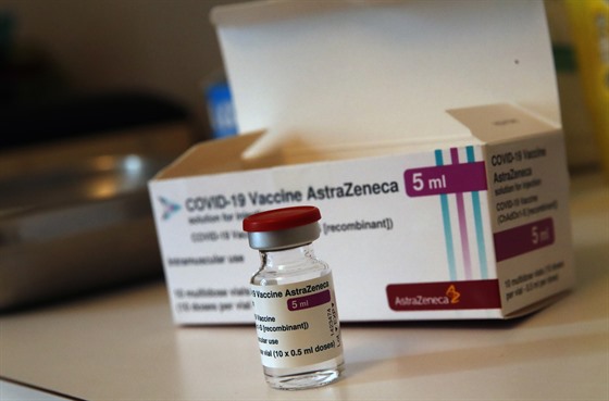 Vakcína AstraZeneca. (15. března 2021)